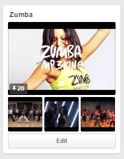 Zumba Pinterest board