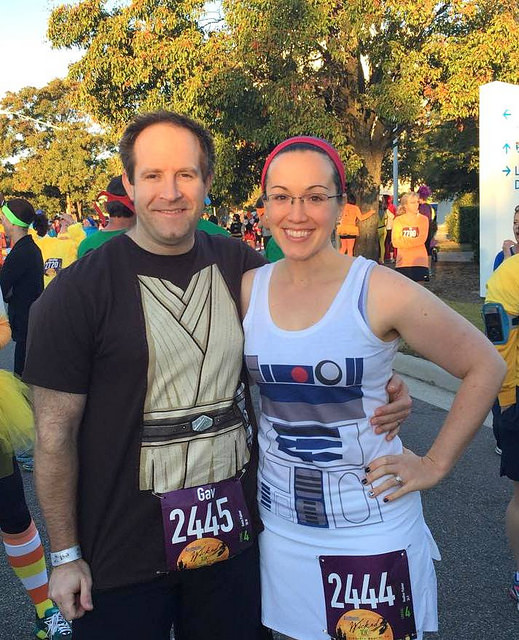 Star Wars running costume | Jedi and R2D2