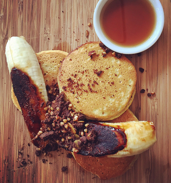 Paleo pancakes with almond flour (#paleo #paleopancakes #paleobreakfast  #grainfree)