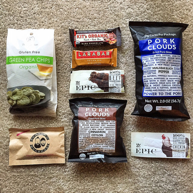 Paleo snacks for travel, great for long international flights. I ate most of these on our 30+ hour trip (4 flights, 3 layovers) to Australia!